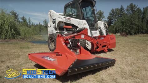 boom flail mower for skid steer|tractor with side boom mower for sale.